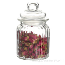 Food Grade Clear Glass Canister